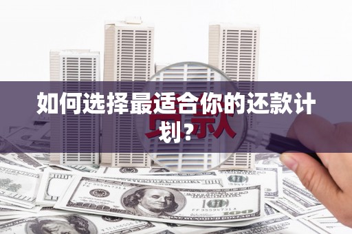 佛山如何选择最适合你的还款计划？