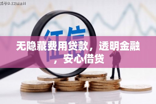 佛山无隐藏费用贷款，透明金融，安心借贷