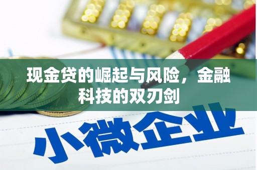 佛山现金贷的崛起与风险，金融科技的双刃剑