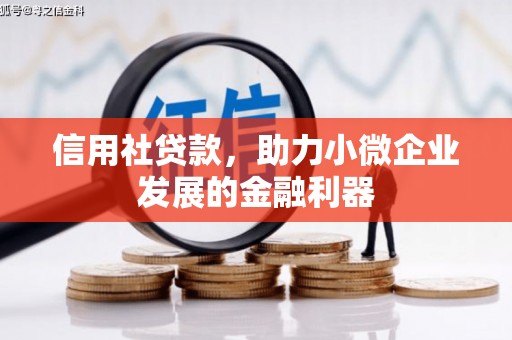 佛山信用社贷款，助力小微企业发展的金融利器
