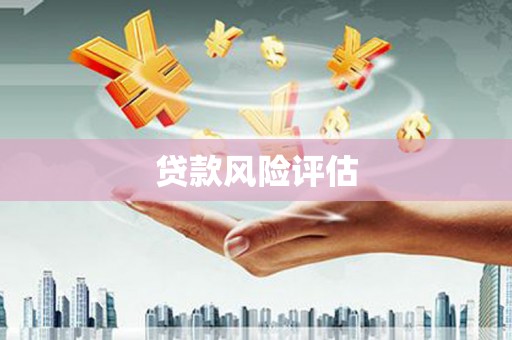 佛山贷款风险评估